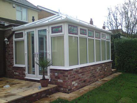 photo of conservatory fitted by Dudley Doors